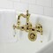 Kingston Brass CA1005T2 3-3/8" Tub Wall Mount Clawfoot Tub Faucet, Polished Brass CA1005T2 - alternate 5